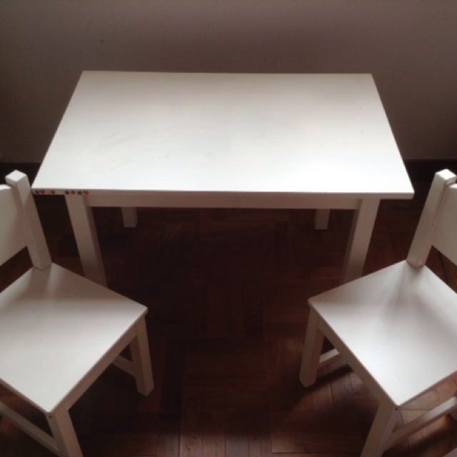 Free Ikea Sundvik Children S Desk And Two Chairs Furniture Free Ikea Sundvik Children S Desk And
