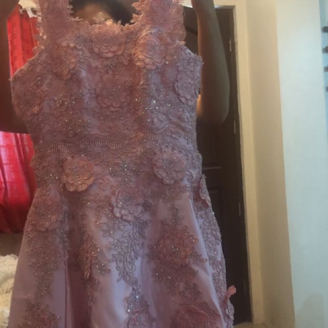 Gown - Pink (for JS Prom, Debut, etc.), Women's Fashion, Dresses & Sets ...