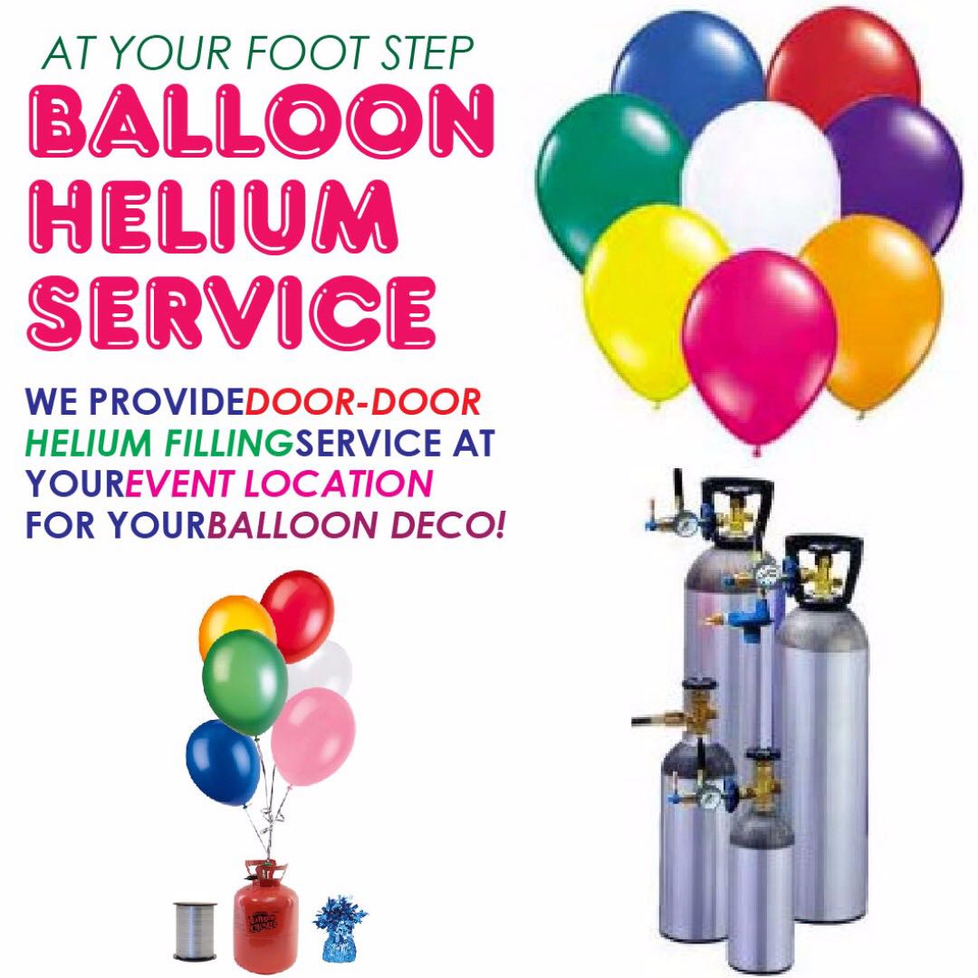 Helium Gas Service Door To Door Party Balloon Gas Everything Else Others On Carousell