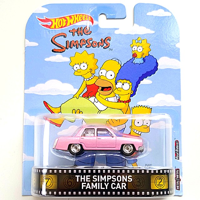 hot wheels simpsons family car