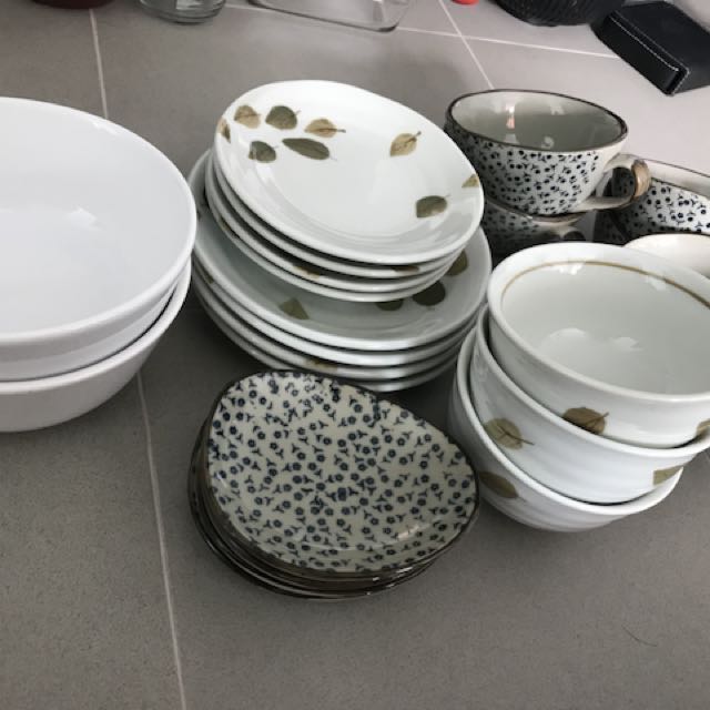 Ikea Bowls Teacups Set Plates Home Appliances On Carousell