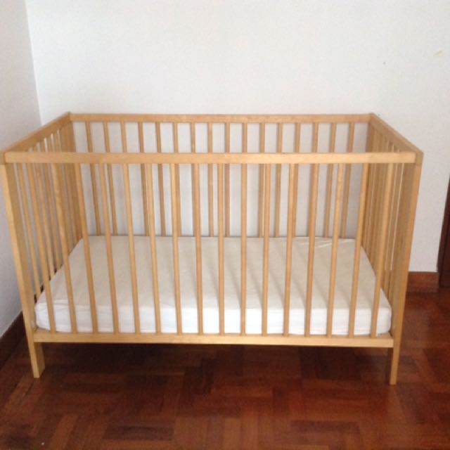 Ikea Gulliver Cot Birch Babies Kids Baby Nursery Kids