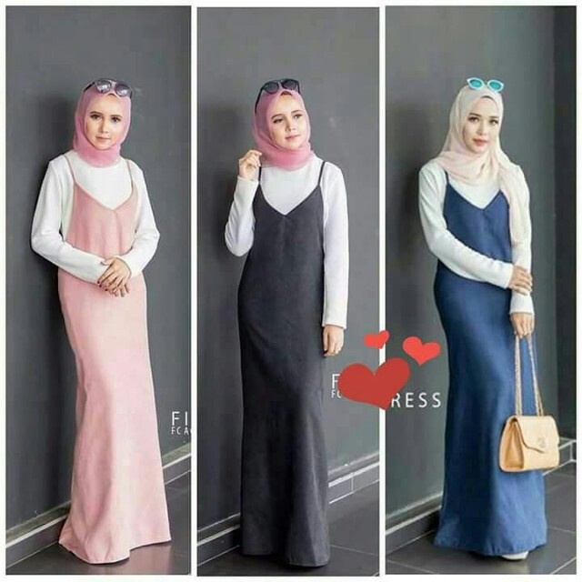 jumpsuit dress muslimah