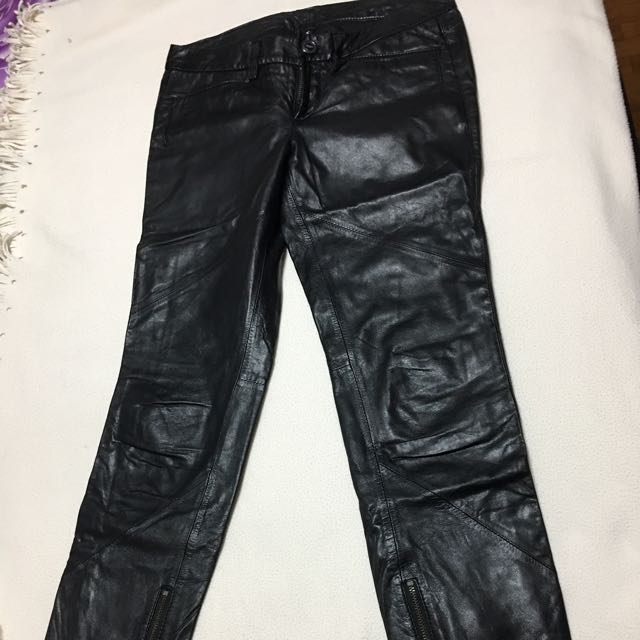 levis leather jeans