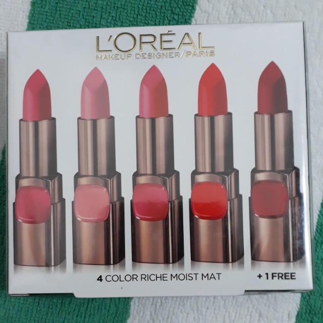 loreal lipstick gift set