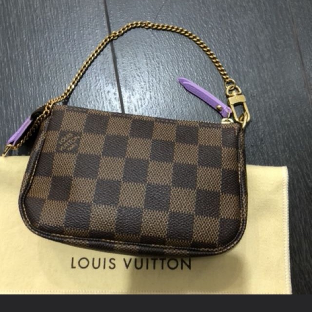 Authentic Louis Vuitton Mini Pochette Damier Azur Illustre Limited Edition