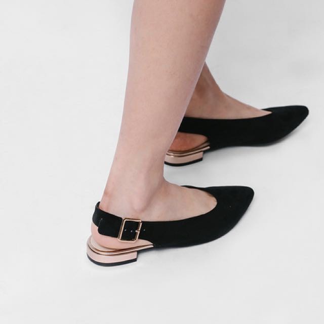 pointed slingback flats