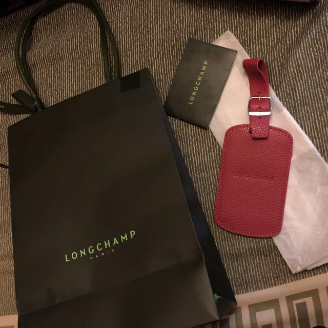 longchamp luggage tag