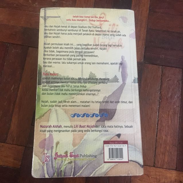 Novel Melayu Lili Buat Najah Books Stationery Books On Carousell