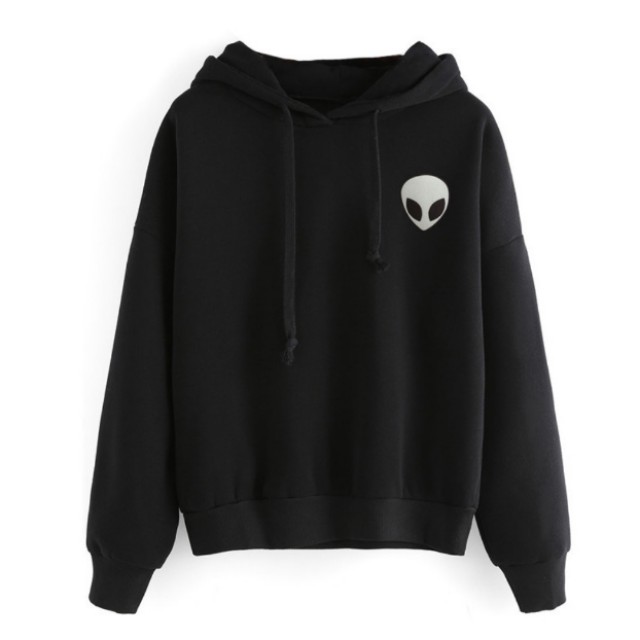 Po 15 Alien Hoodie Jacket Women S Fashion Clothes Outerwear On Carousell