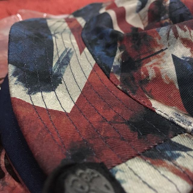 Pretty green union jack bucket hat store