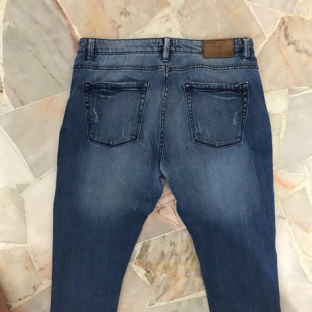 Pull and bear evolution stretch denim sales