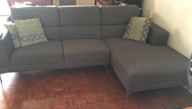 Rush Sale Mandaue Foam Super Comfy Lshape Couch On Carousell