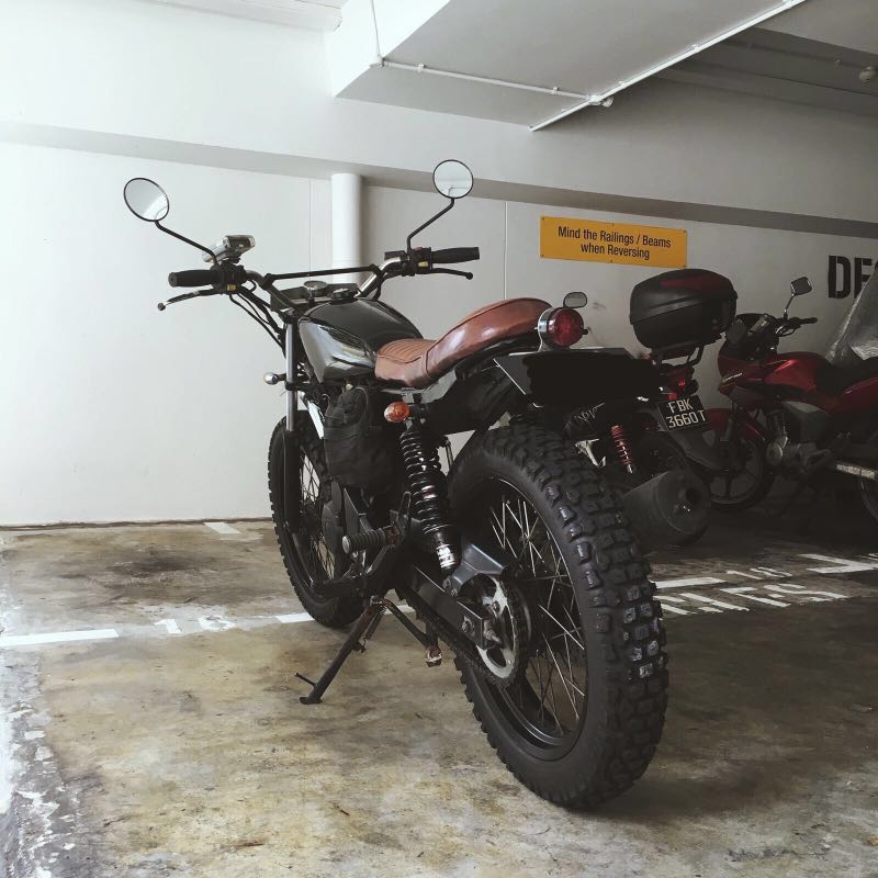 Scrambler tracker Style Custom 2B Bike Motorcycles Motorcycles