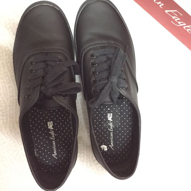 Sepatu Hitam American Eagle Fesyen Wanita Sepatu Di Carousell