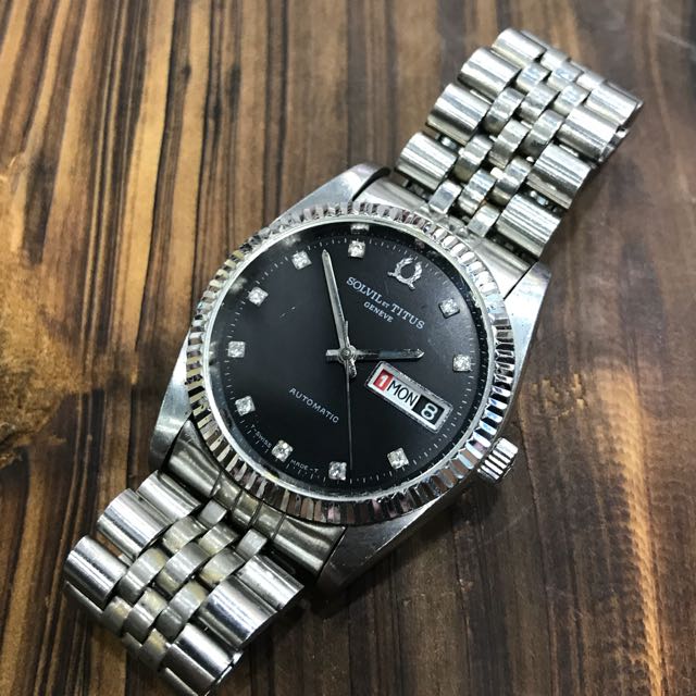 Sovil Et Titus Geneve Automatic Stainless Steel Men S Fashion Watches On Carousell
