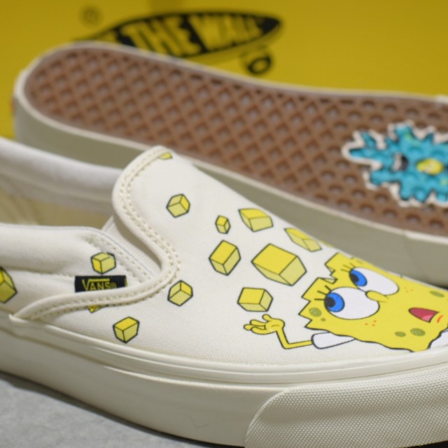 vans x spongebob slip on