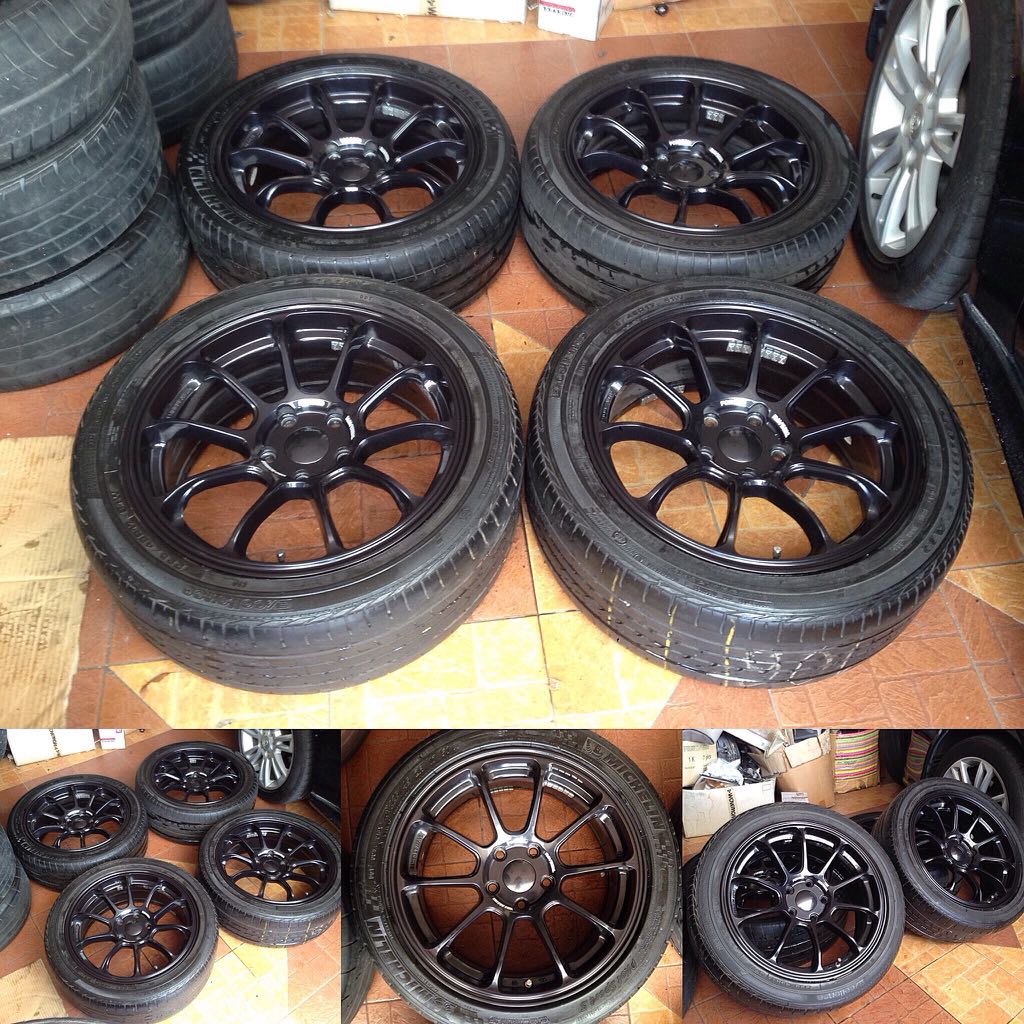 Volk rays ze40 17 pcd114.3x5h, Auto Accessories on Carousell