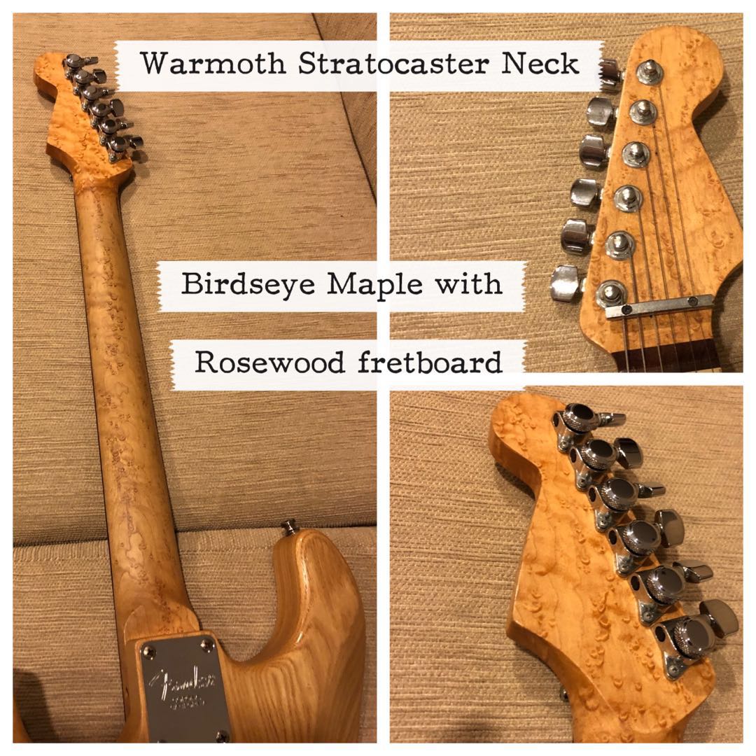 Warmoth flame top maple neck