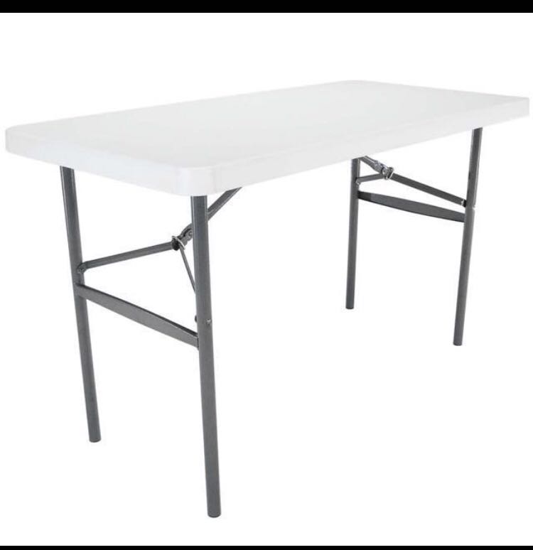 White Long Foldable Table Home Furniture Others On Carou Photo