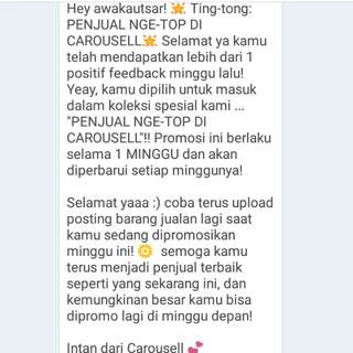 Thanks carousell 😊