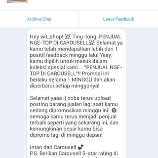 Thanks Carrousell ^_^