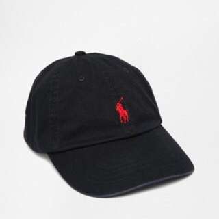 Polo日本帶回🇯🇵黑底紅馬經典款棒球帽