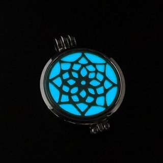 Glow in dark ~ Essential Oil Perfume Diffuser Oils Locket Necklace