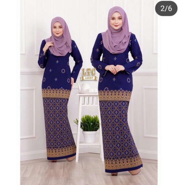  Baju  kurung  songket  preloved Muslimah Fashion Dresses 