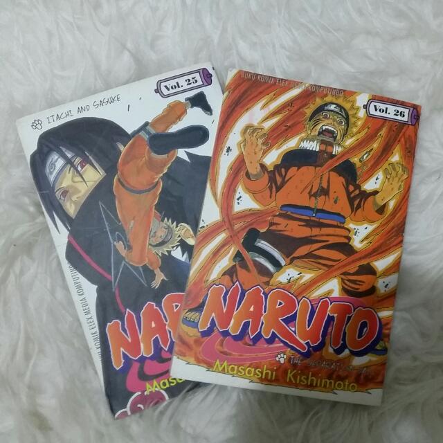 Nobarter Nonego Serba10ribu Komik Naruto Vol 25 26 Buku Alat Tulis Komik Dan Manga Di Carousell