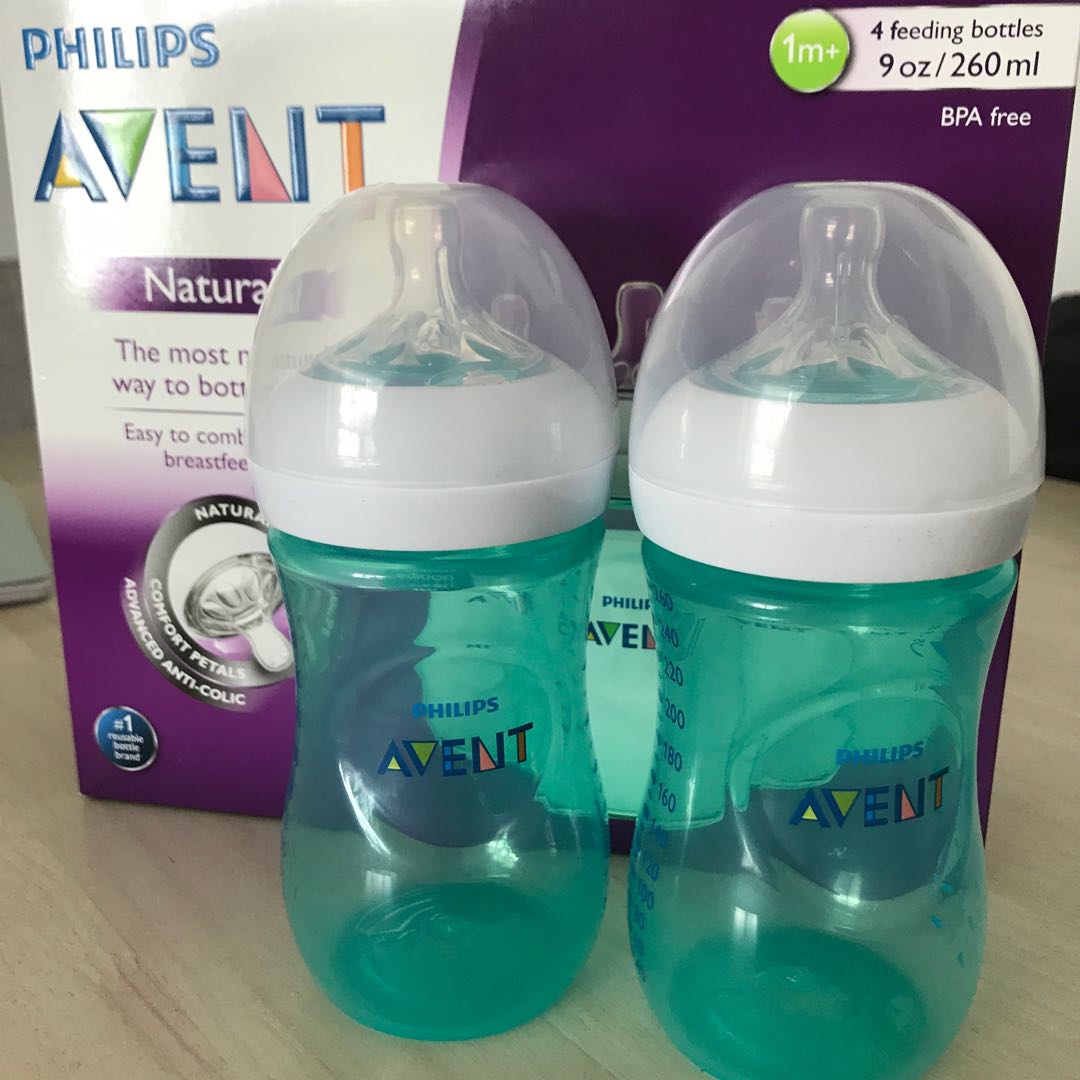 Teal top avent bottles
