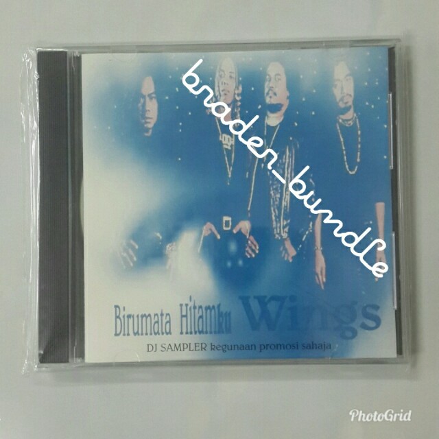 Cd Wings Biru Mata Hitamku (Singles 3 Tracks), Hobbies & Toys, Music