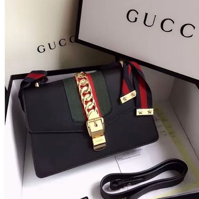 gucci sylvie black