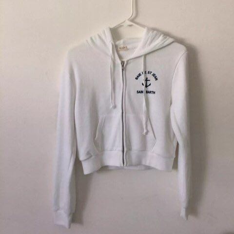 ISO//brandy melville st barth crystal hoodie, Women's Fashion, Tops, Other  Tops on Carousell