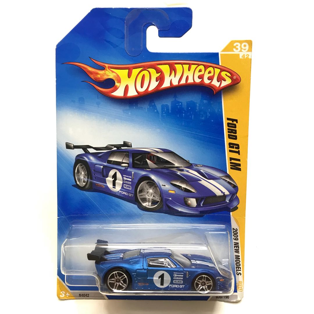 [Last one] [Rare] Hot Wheels Vintage Ford GT LM Blue 1 New Rare Blue