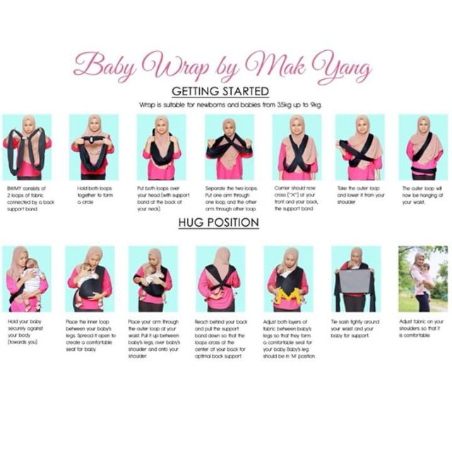 Baby wrap hot sale mak yang