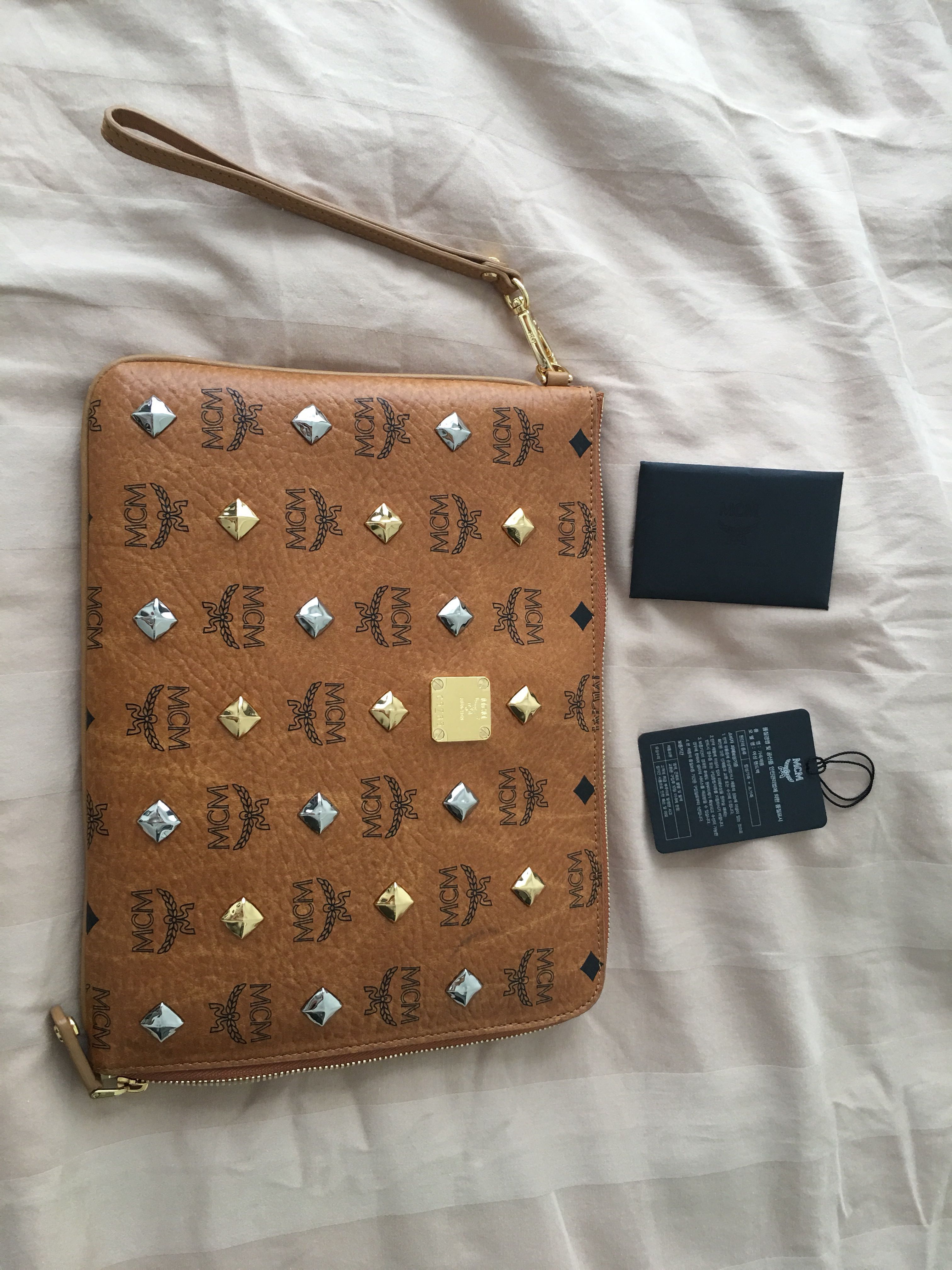 mcm purse used