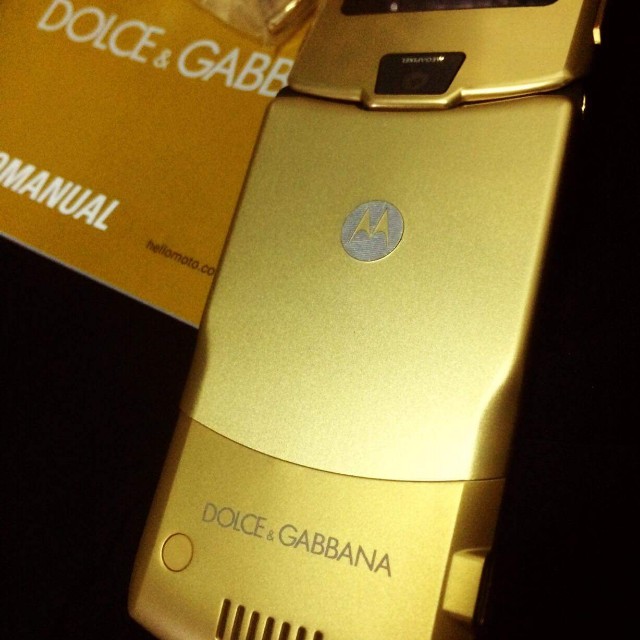 Motorola V3i DOLCE AND GABBANA Limited Edition Complete, Mobile Phones