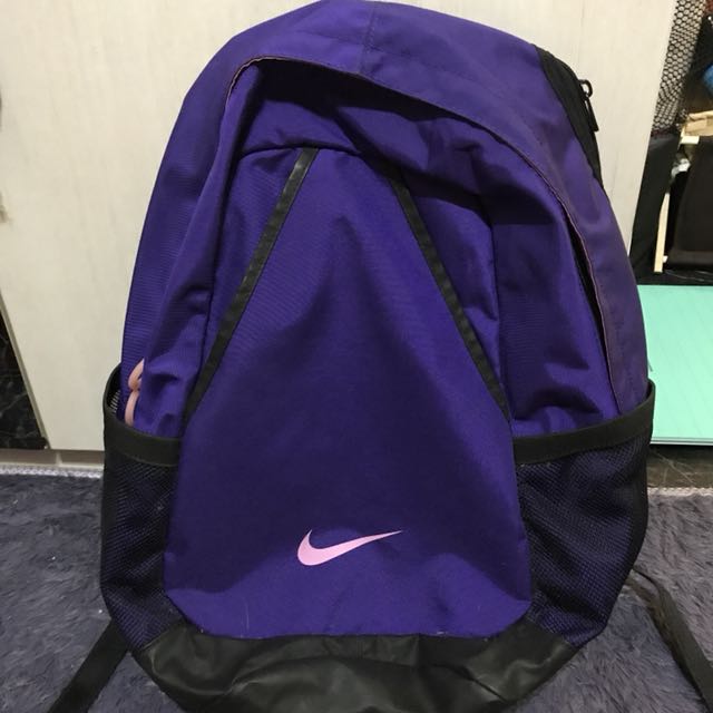 Nike Backpack (purple, Luxury, Bags & Wallets on Carousell