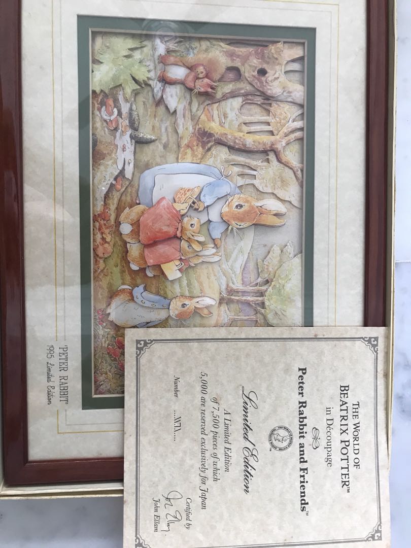 Peter Rabbit And Friends, Beatrix Potter, Decoupage