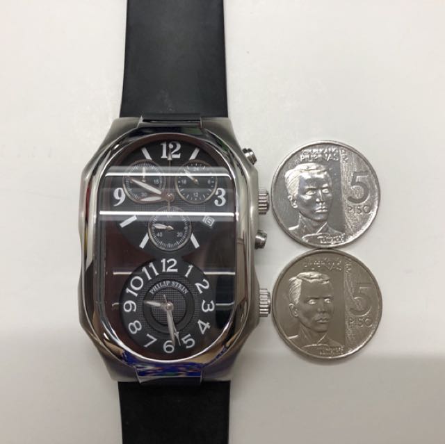 philip stein rubber strap