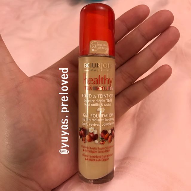 Preloved Bourjois Healthy Mix Serum Foundation 53 Light Beige
