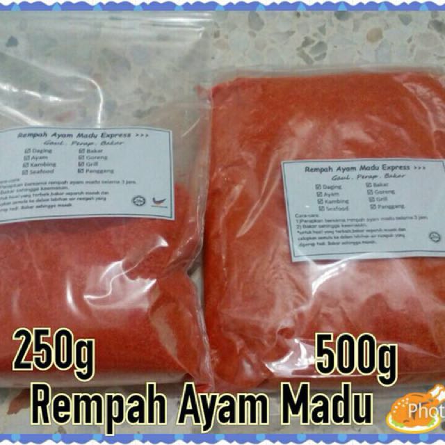 Rempah Ayam Madu 250g Food Drinks Instant Food On Carousell
