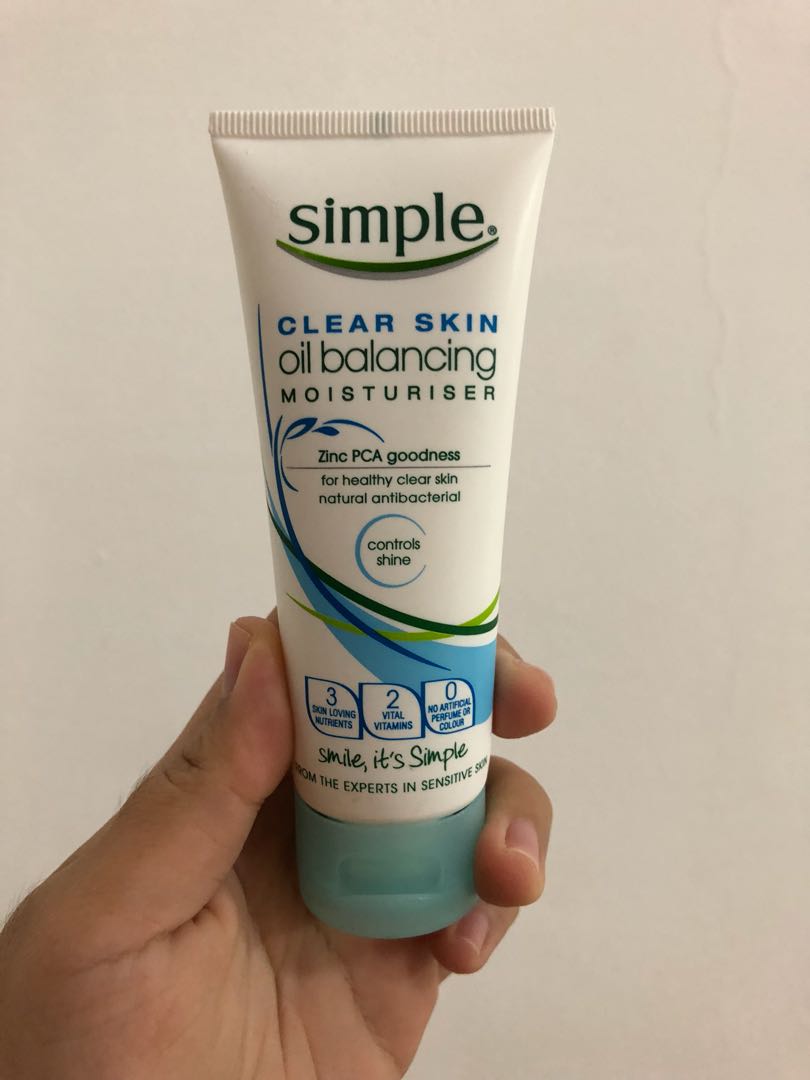 simple oil balancing moisturizer watson