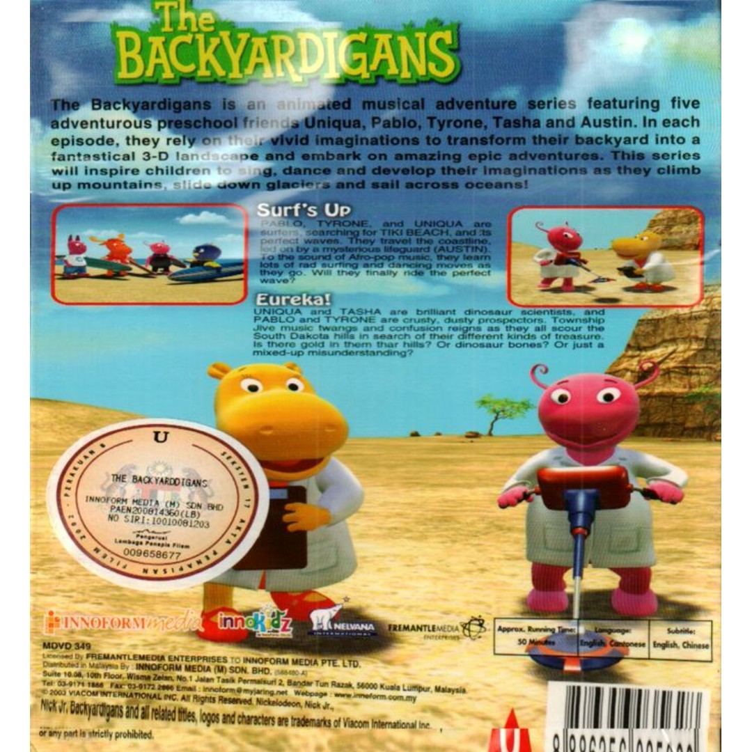 The Backyardigans Surf S Up Eureka Dvd Music Media Cd S Dvd S Other Media On Carousell