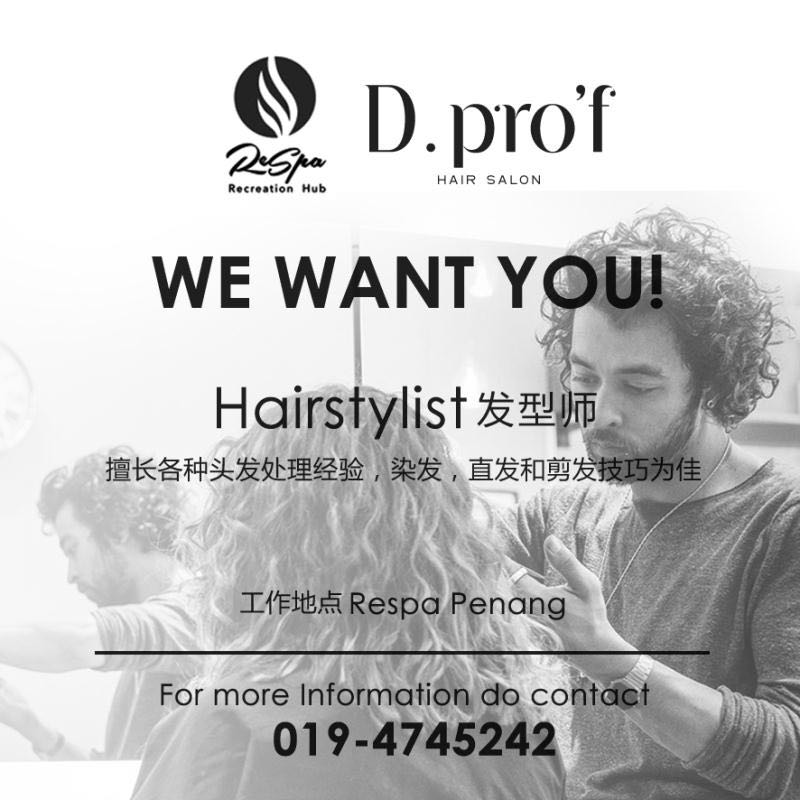Wanted Hair Stylist Jobs Full Time Others On Carousell