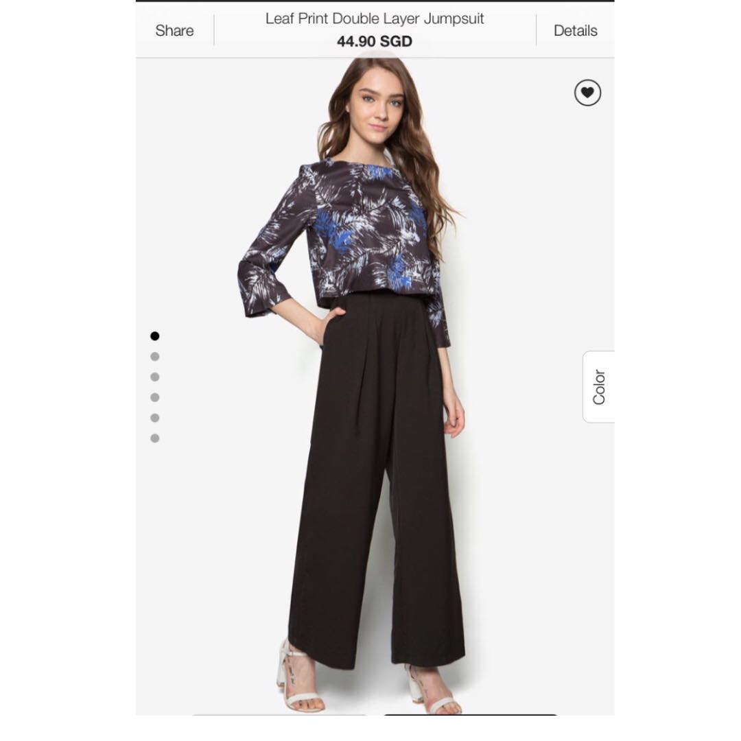 leaf jumpsuit
