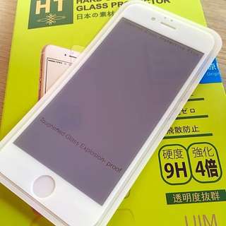 iphone6plus/6s plus 白色專用 晶透抗藍光 9H 4倍強化 玻璃膜