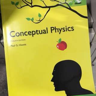 💕conceptual physics 普物原文書 大推沒有數字的物理課本💕 #出清課本