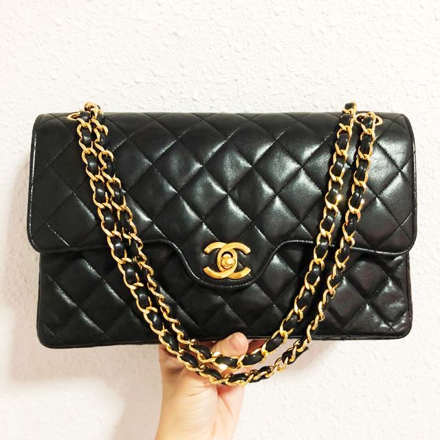 Vintage Leather Chanel Purse From 1985 Crownhock 39383, #3789592196